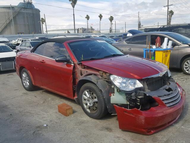 1C3LC45B59N515361 - 2009 CHRYSLER SEBRING LX RED photo 1