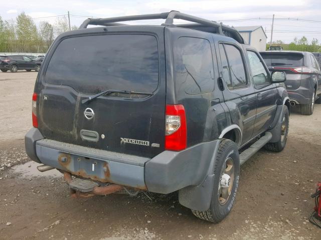 5N1ED28Y93C668538 - 2003 NISSAN XTERRA XE BLACK photo 4