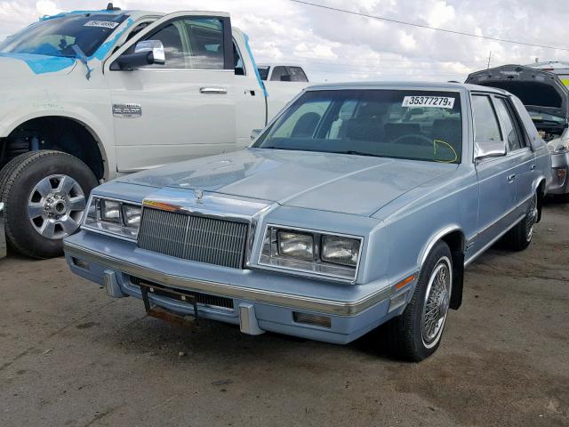 1C3BT56E0JC118604 - 1988 CHRYSLER NEW YORKER BLUE photo 2