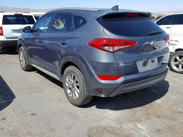 KM8J3CA47JU670066 - 2018 HYUNDAI TUCSON SEL GRAY photo 3