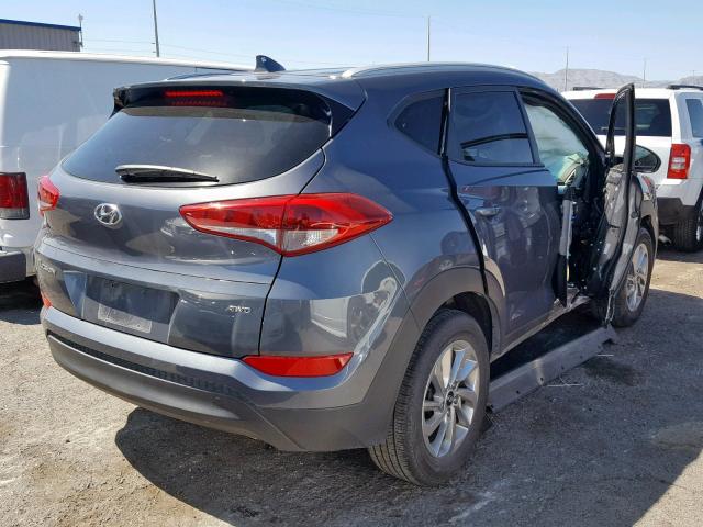 KM8J3CA47JU670066 - 2018 HYUNDAI TUCSON SEL GRAY photo 4