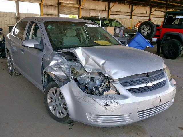 1G1AT58H397200676 - 2009 CHEVROLET COBALT LT SILVER photo 1