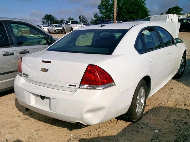 2G1WA5E35F1127713 - 2015 CHEVROLET IMPALA LIM WHITE photo 4