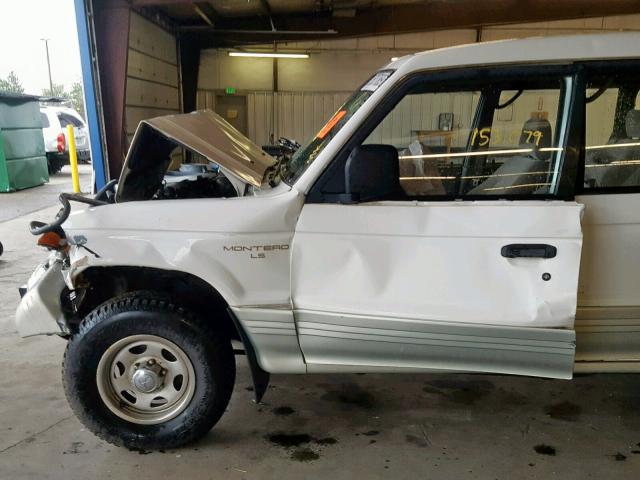 JA4MR41H0SJ020288 - 1995 MITSUBISHI MONTERO LS WHITE photo 9