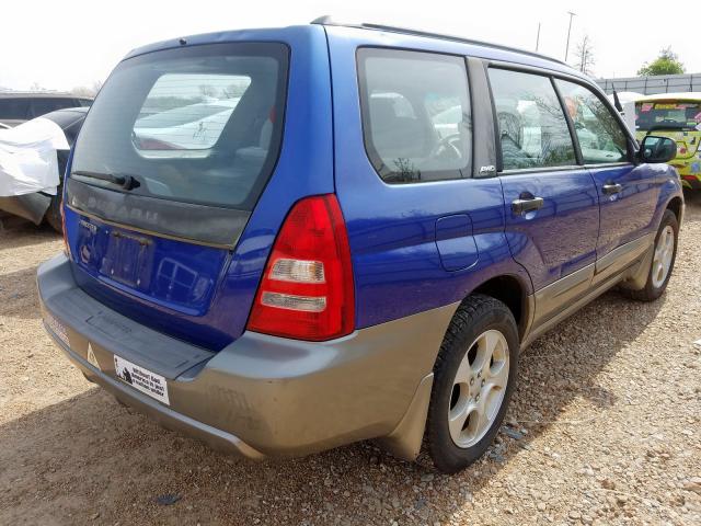 JF1SG65694H706742 - 2004 SUBARU FORESTER 2.5XS  photo 4