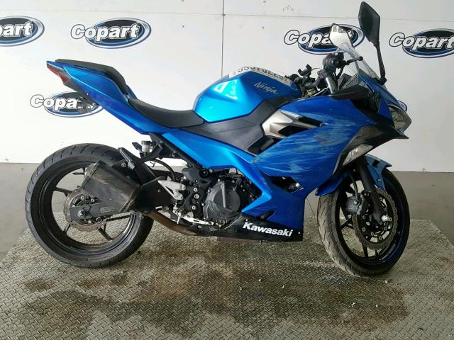 JKAEXKH15JDA04384 - 2018 KAWASAKI EX400 BLUE photo 9