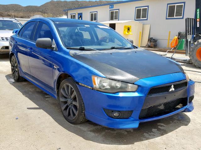 JA3AU86W69U013035 - 2009 MITSUBISHI LANCER GTS BLUE photo 1