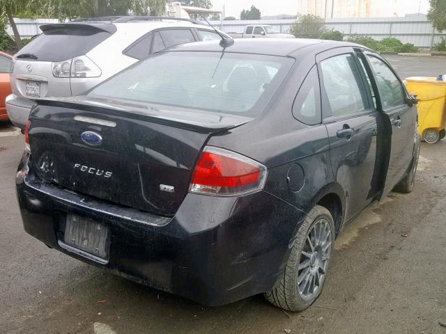 1FAHP3GN7BW127612 - 2011 FORD FOCUS SES BLACK photo 4