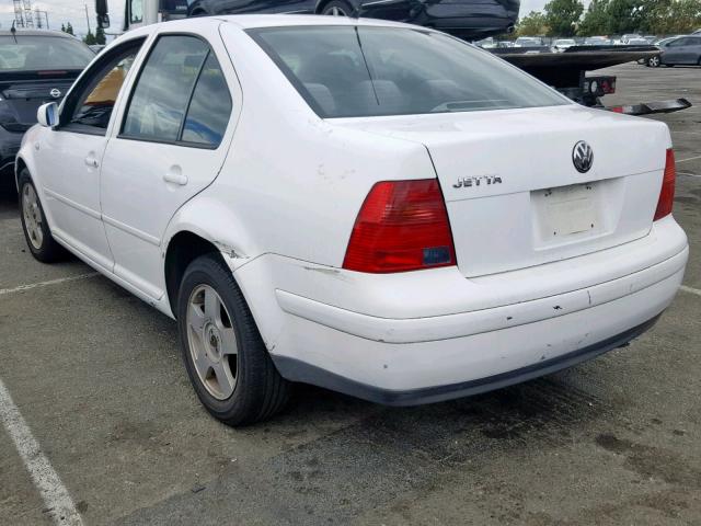 3VWSK69M51M187839 - 2001 VOLKSWAGEN JETTA GLS WHITE photo 3