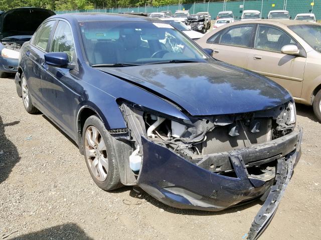 JHMCP26869C013735 - 2009 HONDA ACCORD EXL BLUE photo 1