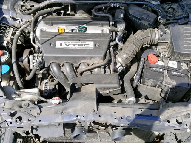 JHMCP26869C013735 - 2009 HONDA ACCORD EXL BLUE photo 7