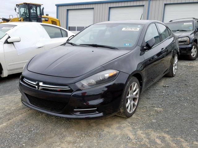 1C3CDFBA3DD225302 - 2013 DODGE DART SXT BLACK photo 2