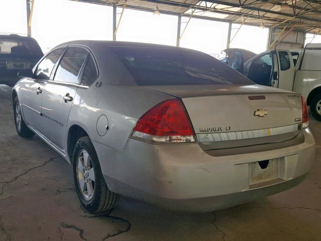 2G1WT55K979136158 - 2007 CHEVROLET IMPALA LT SILVER photo 3