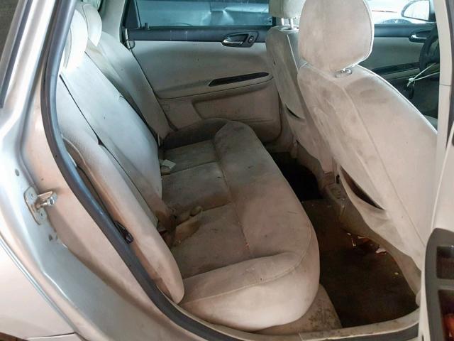 2G1WT55K979136158 - 2007 CHEVROLET IMPALA LT SILVER photo 6