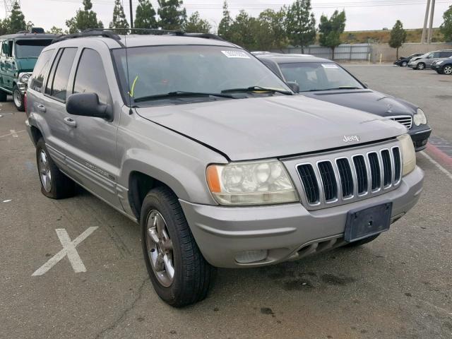 1J4GX58N21C700653 - 2001 JEEP GRAND CHER GRAY photo 1