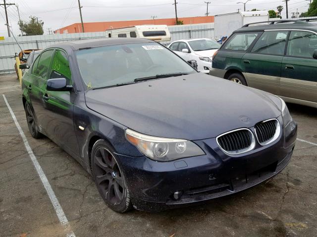 WBANE535X6CK85189 - 2006 BMW 525 I BLUE photo 1