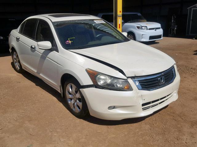 1HGCP36878A069458 - 2008 HONDA ACCORD EXL WHITE photo 1