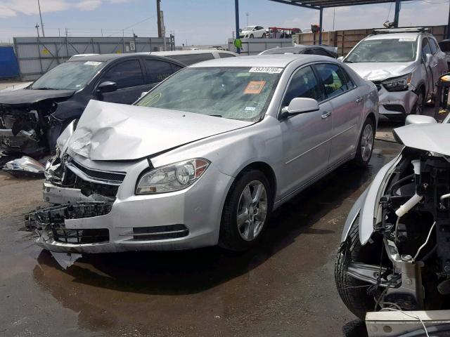 1G1ZD5E00CF371025 - 2012 CHEVROLET MALIBU 2LT SILVER photo 2