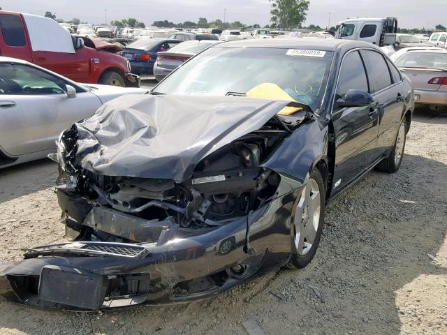 2G1WD58C069196443 - 2006 CHEVROLET IMPALA SUP შავი ფოტო 2