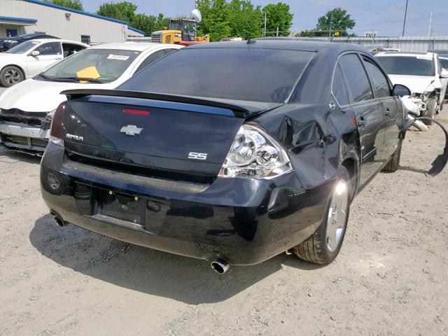 2G1WD58C069196443 - 2006 CHEVROLET IMPALA SUP შავი ფოტო 4