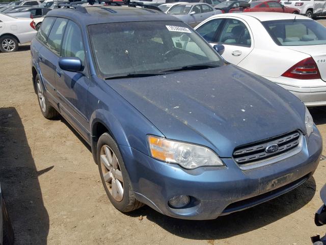 4S4BP62C367333657 - 2006 SUBARU LEGACY OUT BLUE photo 1