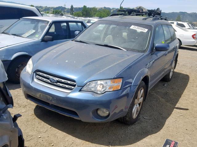 4S4BP62C367333657 - 2006 SUBARU LEGACY OUT BLUE photo 2