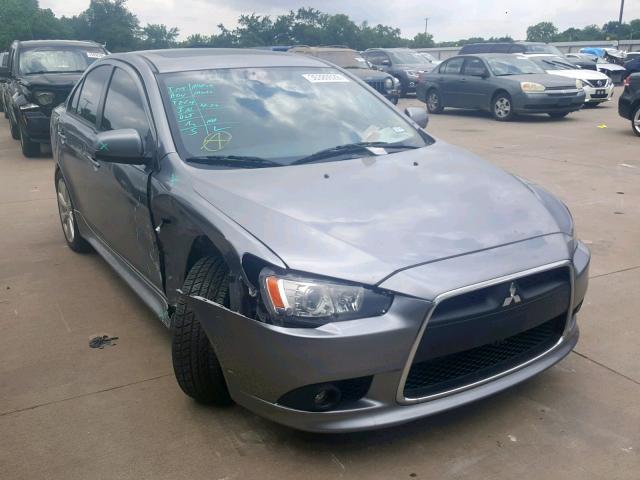 JA32U8FW6CU014889 - 2012 MITSUBISHI LANCER GT GRAY photo 1