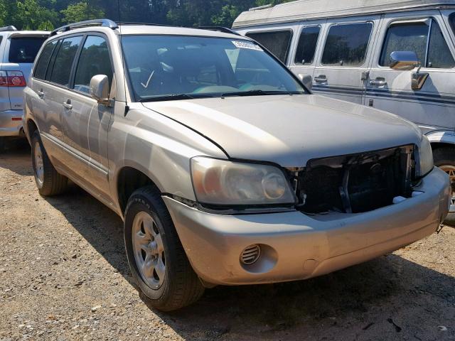 JTEGD21A540084811 - 2004 TOYOTA HIGHLANDER GOLD photo 1