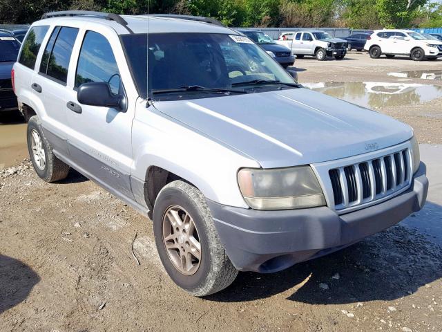 1J4GX48S44C335722 - 2004 JEEP GRAND CHER SILVER photo 1