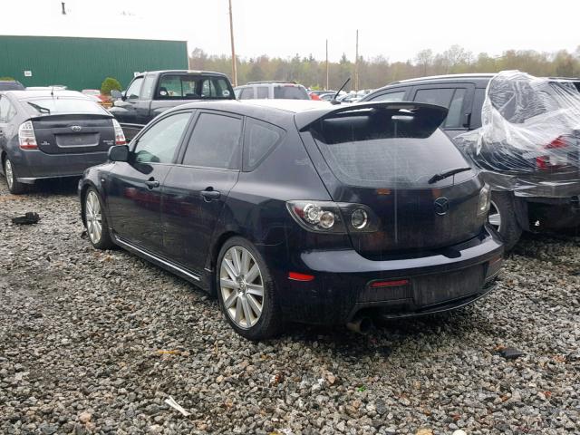 JM1BK34M671659061 - 2007 MAZDA SPEED 3 BLACK photo 3