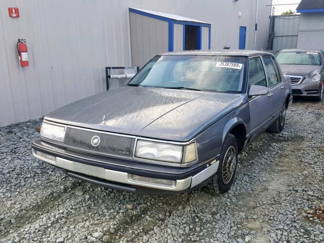 1G4CX54X2K1657840 - 1989 BUICK ELECTRA GRAY photo 2