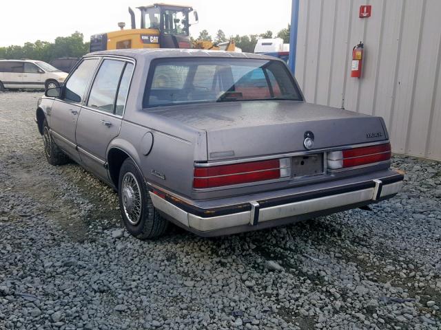 1G4CX54X2K1657840 - 1989 BUICK ELECTRA GRAY photo 3