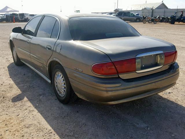 1G4HP54K014220610 - 2001 BUICK LESABRE CU BROWN photo 3