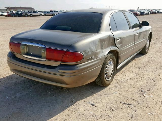 1G4HP54K014220610 - 2001 BUICK LESABRE CU BROWN photo 4