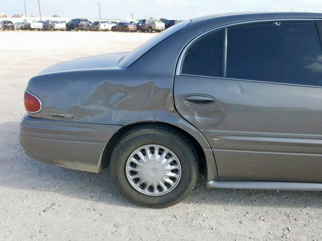 1G4HP54K014220610 - 2001 BUICK LESABRE CU BROWN photo 9