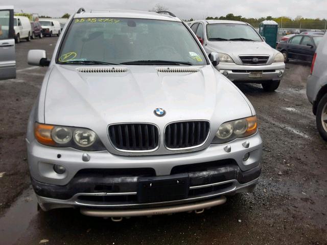 5UXFA93595LE82638 - 2005 BMW X5 4.8IS SILVER photo 9