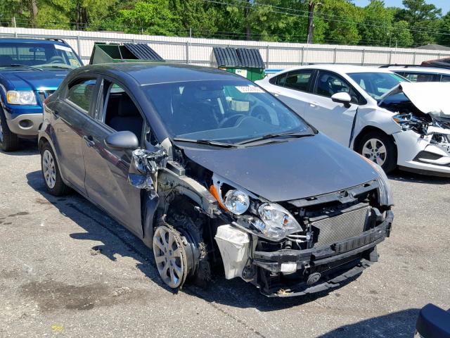 KNADN5A32D6097842 - 2013 KIA RIO EX GRAY photo 1