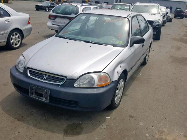 2HGEJ6627WH554964 - 1998 HONDA CIVIC DX GRAY photo 2