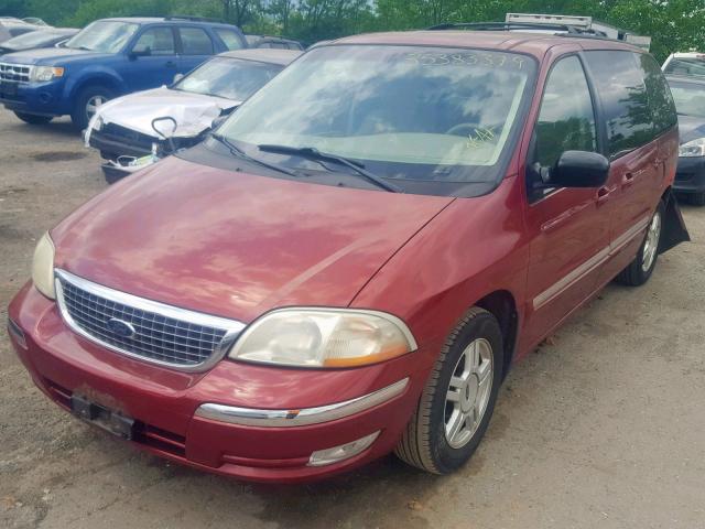 2FMZA52453BA43930 - 2003 FORD WINDSTAR S RED photo 2