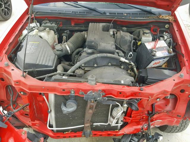 1GCCS198368214271 - 2006 CHEVROLET COLORADO RED photo 7