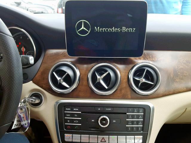 WDCTG4GB7JJ408508 - 2018 MERCEDES-BENZ GLA 250 4M WHITE photo 9