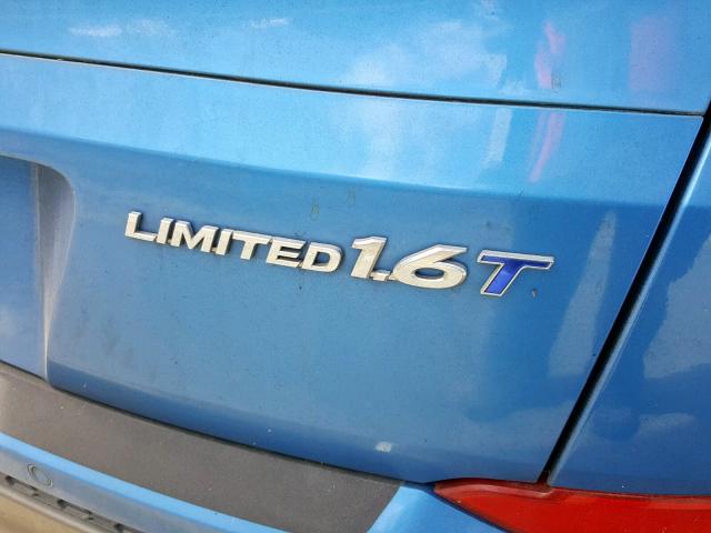 KM8J33A29GU194216 - 2016 HYUNDAI TUCSON LIM BLUE photo 9