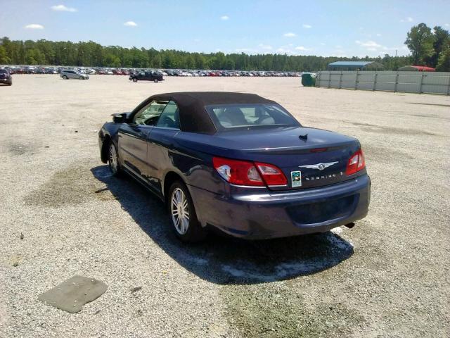 1C3LC55R68N223557 - 2008 CHRYSLER SEBRING TO GRAY photo 3