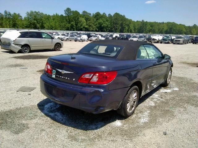 1C3LC55R68N223557 - 2008 CHRYSLER SEBRING TO GRAY photo 4