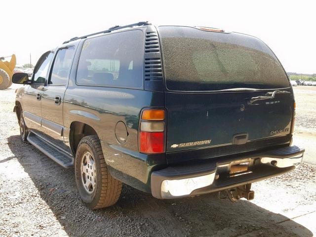 1GNFK16Z64J111028 - 2004 CHEVROLET SUBURBAN K GREEN photo 3