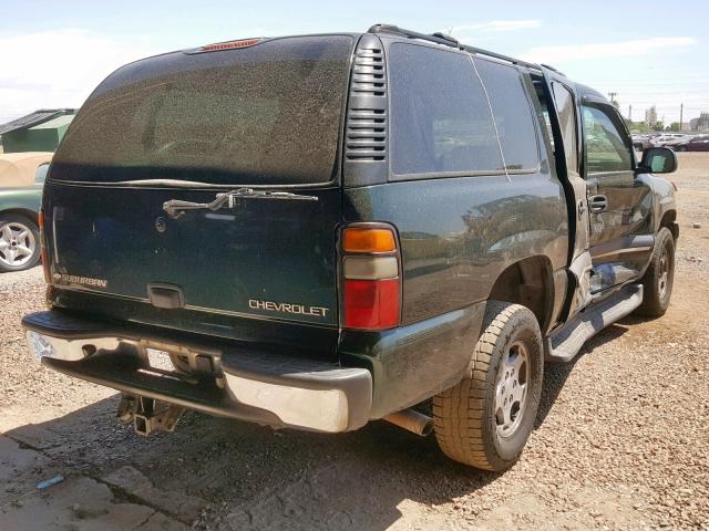 1GNFK16Z64J111028 - 2004 CHEVROLET SUBURBAN K GREEN photo 4