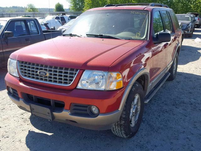 1FMDU74W82ZC41490 - 2002 FORD EXPLORER E RED photo 2