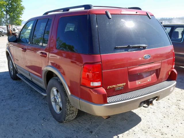 1FMDU74W82ZC41490 - 2002 FORD EXPLORER E RED photo 3