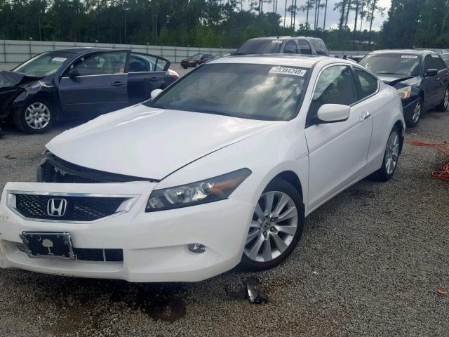 1HGCS228X9A006192 - 2009 HONDA ACCORD EXL WHITE photo 2