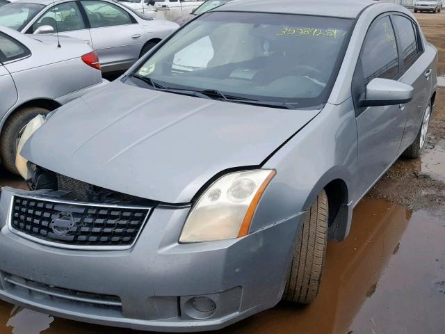 3N1AB61E29L656005 - 2009 NISSAN SENTRA 2.0 SILVER photo 2